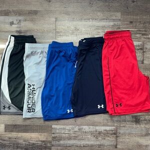 Under Armour Kids Shorts - Black, Gray, Blue, Navy, Red